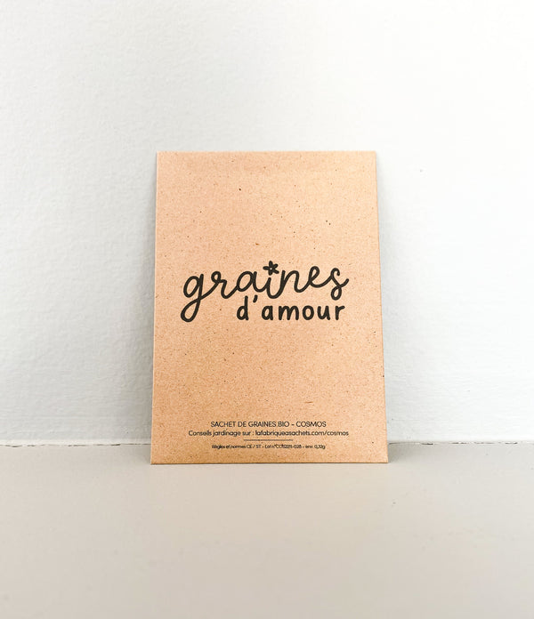 Sachet de graines - Graines d'amour