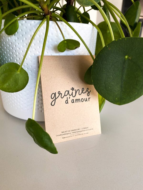 Sachet de graines - Graines d'amour