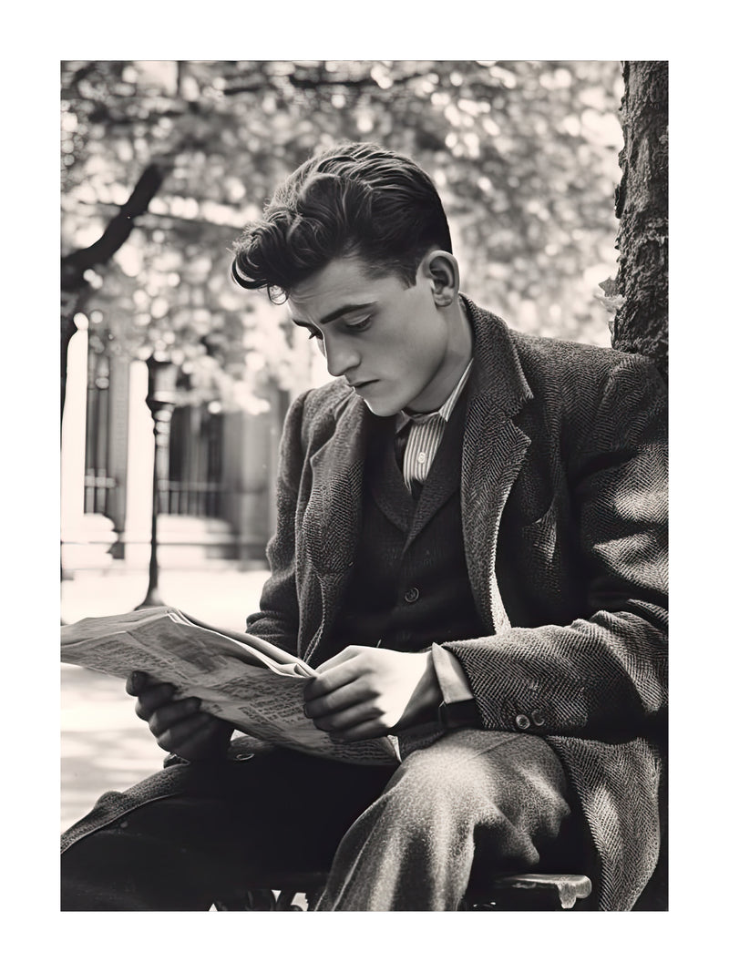 Affiche old Paris Homme 30 x 40cm