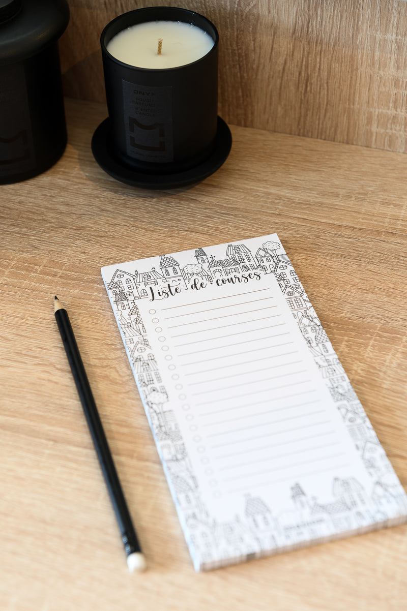 Bloc Liste de courses Maison