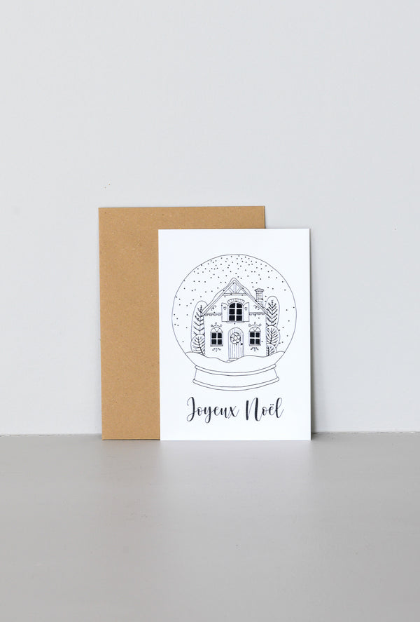 Carte Joyeux Noël Maison